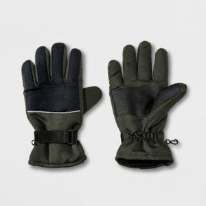 Olive/Black Ski Gloves